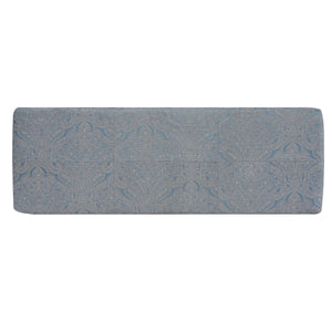 Indoor Jacquard Storage Ottoman Bench