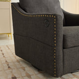 Cooper Ultimate Swivel Lounge Chair With USB Charging