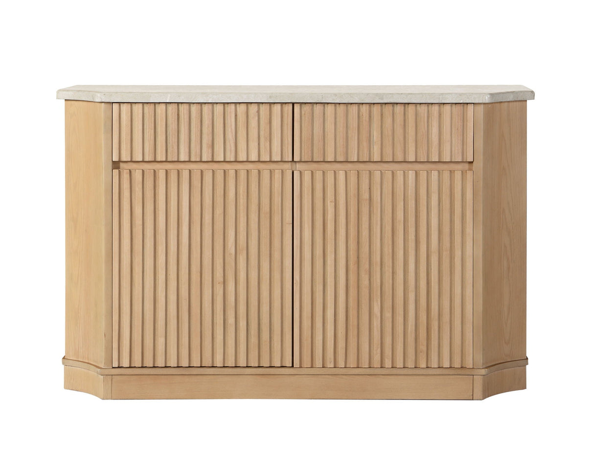 Qwin - Server - Natural Marble / Oak