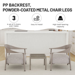 Furniture Set With Seat Cushions, Sturdy And Durable