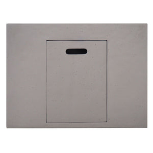 Outdoor Patio Square Gas Burning Concrete Fire Pit 40, 000 Btu