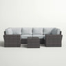 Stylish Wicker Patio Set Table