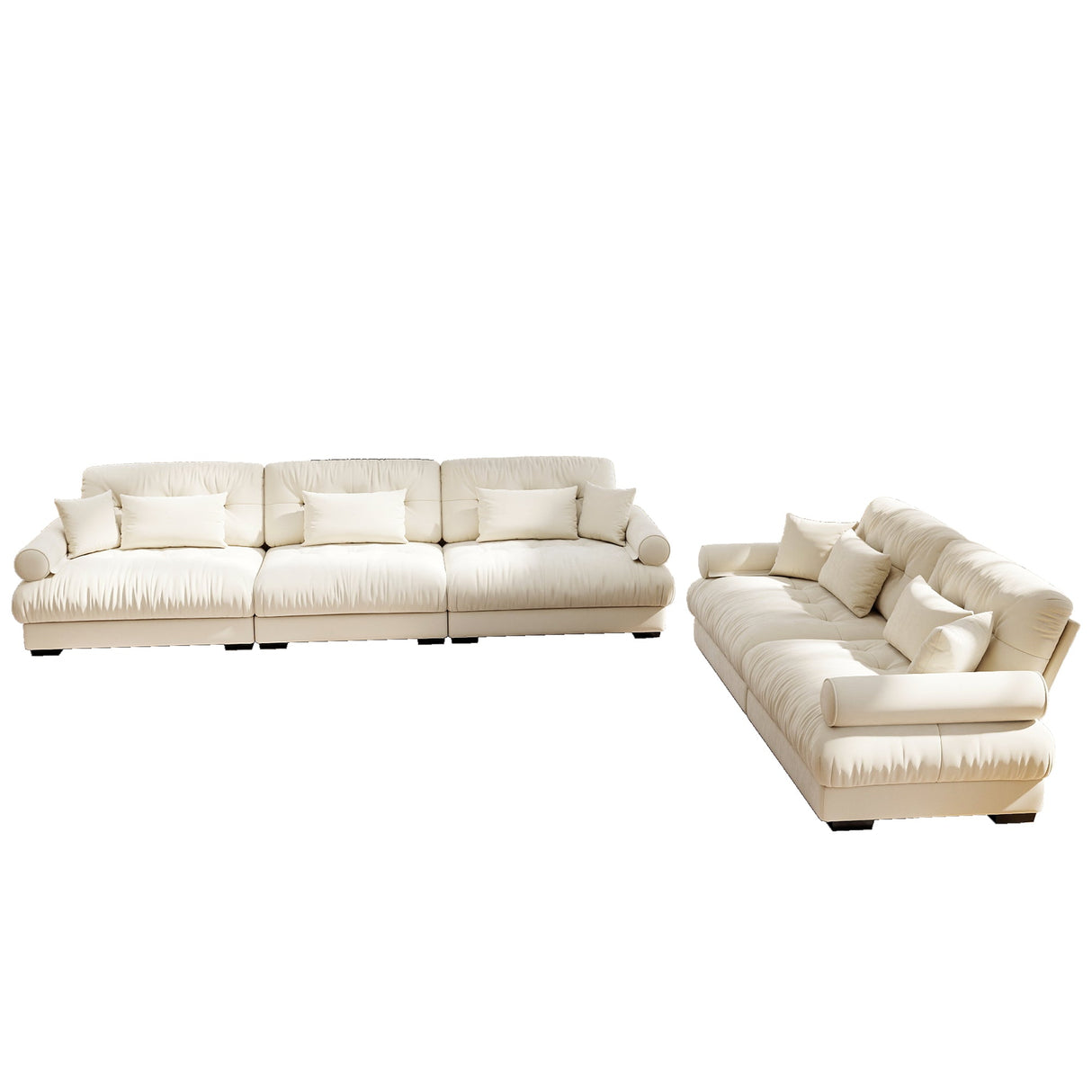 Modular Velvet Sofa Set