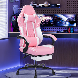 Ergonomic Video Gamer Chair with Massage Lumbar Support
