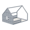 House Bed With Window And Fence