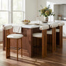 Renee Indoor Contemporary Rolled-Back Bar Stool