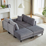 The Beverly Corduroy U-Shaped Sectional Sofa