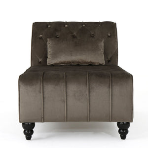 Ethereala Upholstered Chaise Lounge With Button Tufted