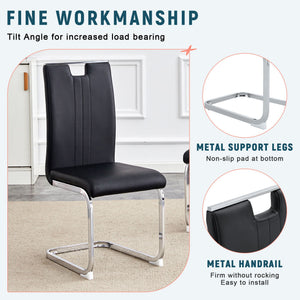 Bow Shaped Chairs, Ergonomic Design, Non Slip Base
