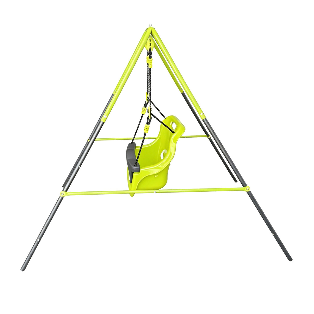 Xns001 Baby Swing With Safety Seat Indoor / Outdoor - Black / Green
