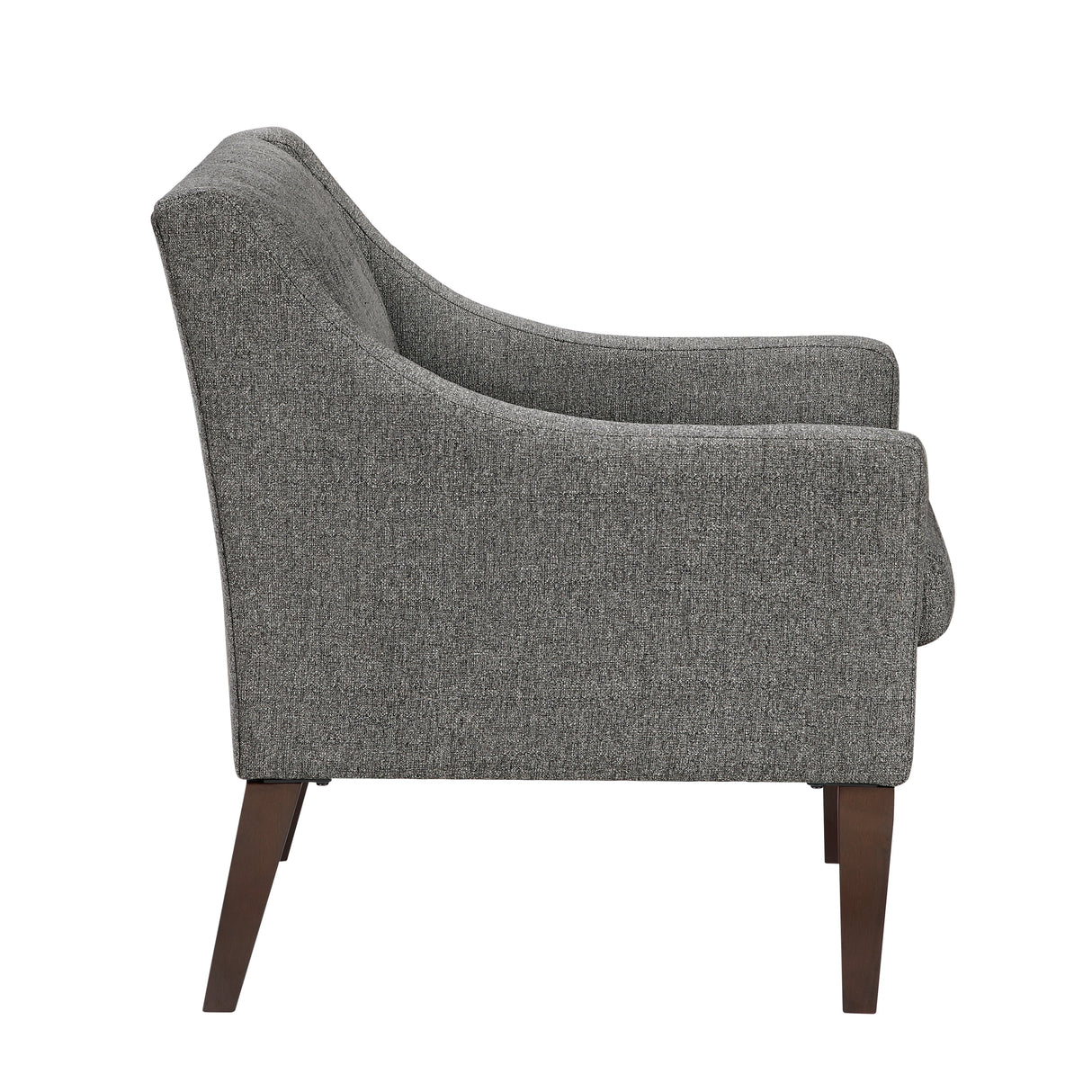 Contemporary Button Tufted Accent Chair