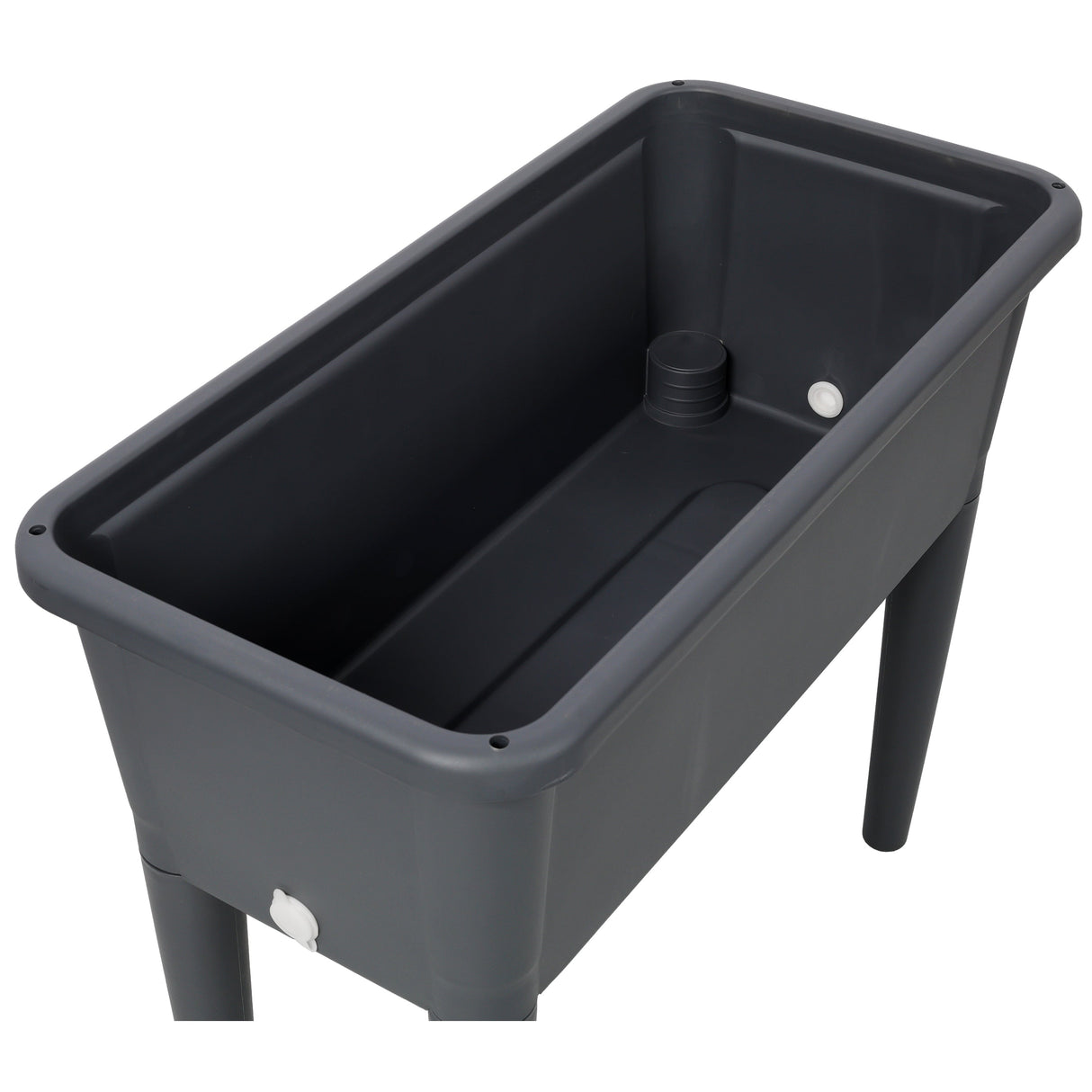 Raised Garden Bed with Ventilated Transparent Greenhouse Lid