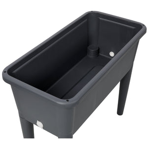 Raised Garden Bed with Ventilated Transparent Greenhouse Lid