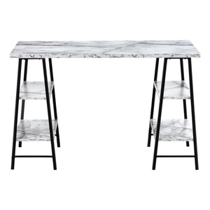 Computer Desk For Home Office, Laptop, Storage Shelves, Contemporary & Modern