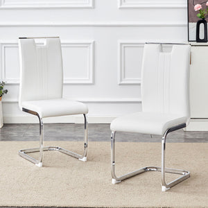 Bow Shaped Chairs, Ergonomic Design, Non-Slip Base