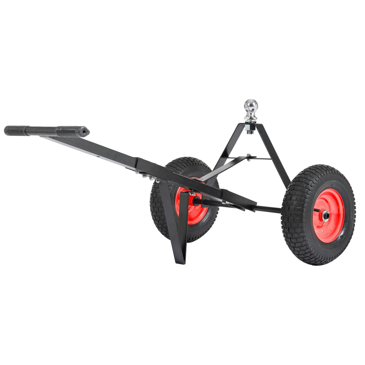 Heavy Duty Trailer Dolly With 2" Ball 1000 Lb Capacity For Easy Mobility - Black