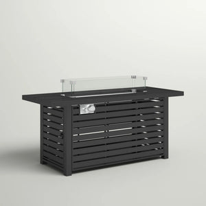 Propane Outdoor Fire Pit Table With Lid Versatile Fuel Options