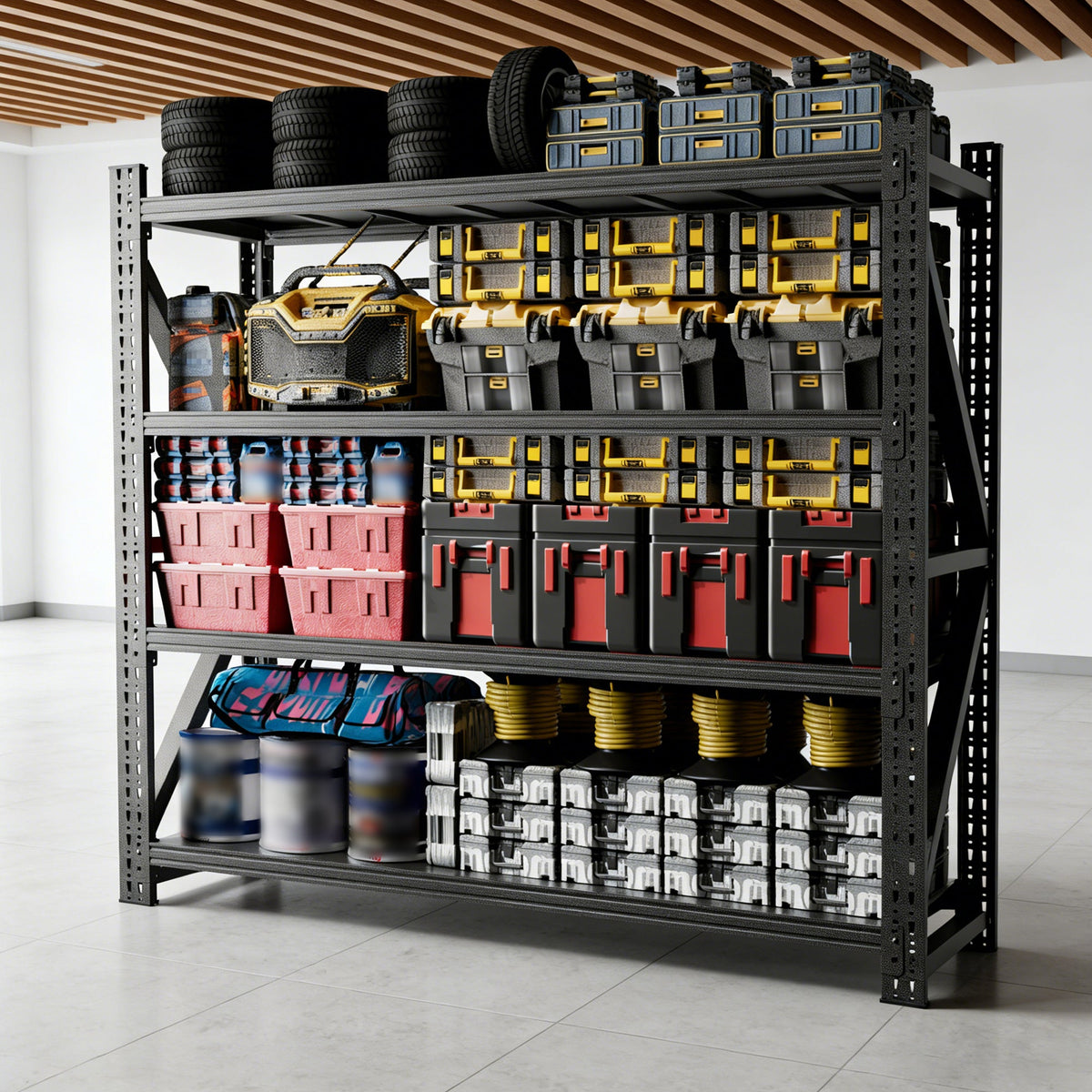 Heavy Duty Metal Adjustable Garage Shelves