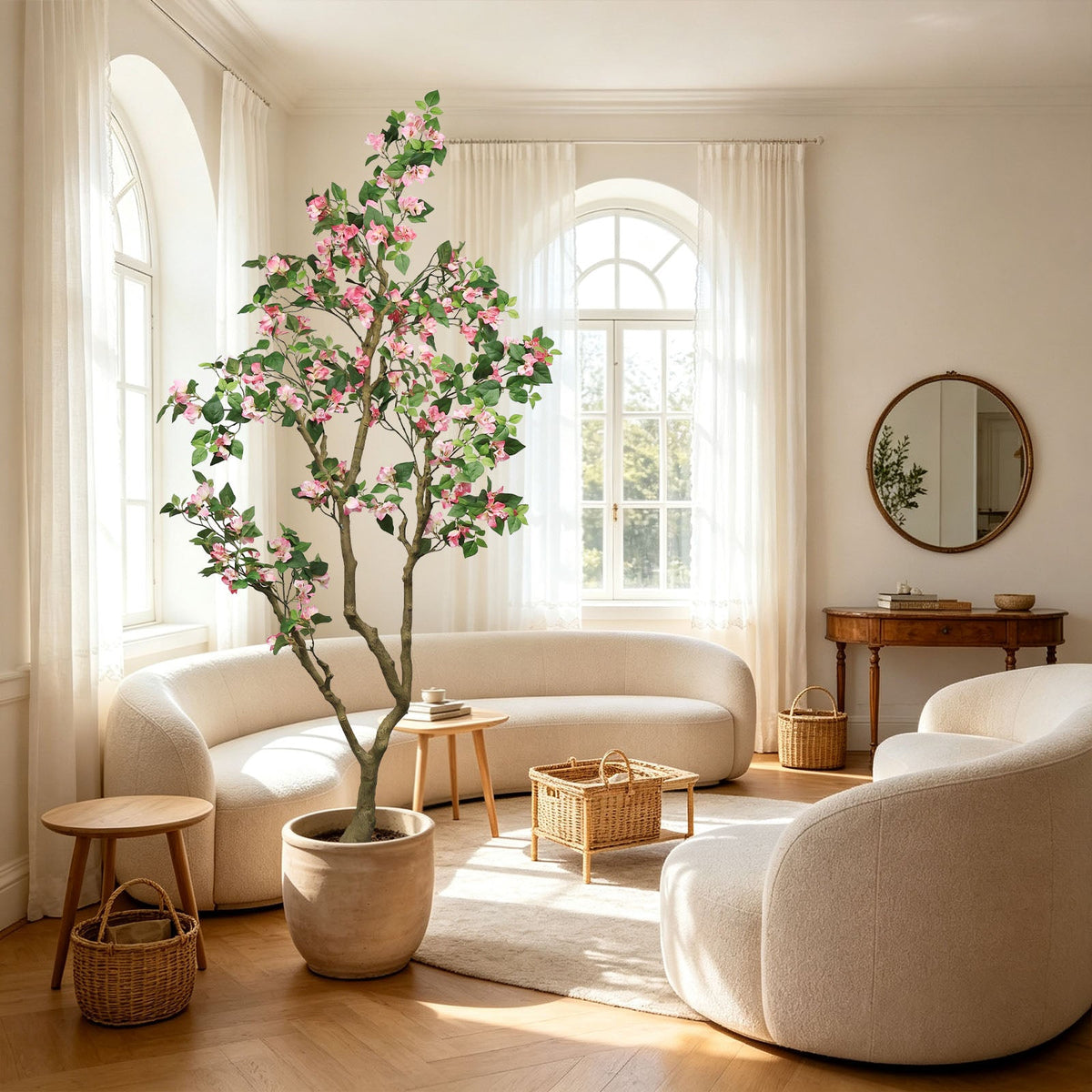 7FT Artificial Bougainvillea Tree with Realistic