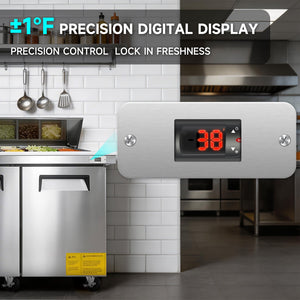 Orikool 72M IN Commercial Refrigerators Sandwich & Salad Prep Table