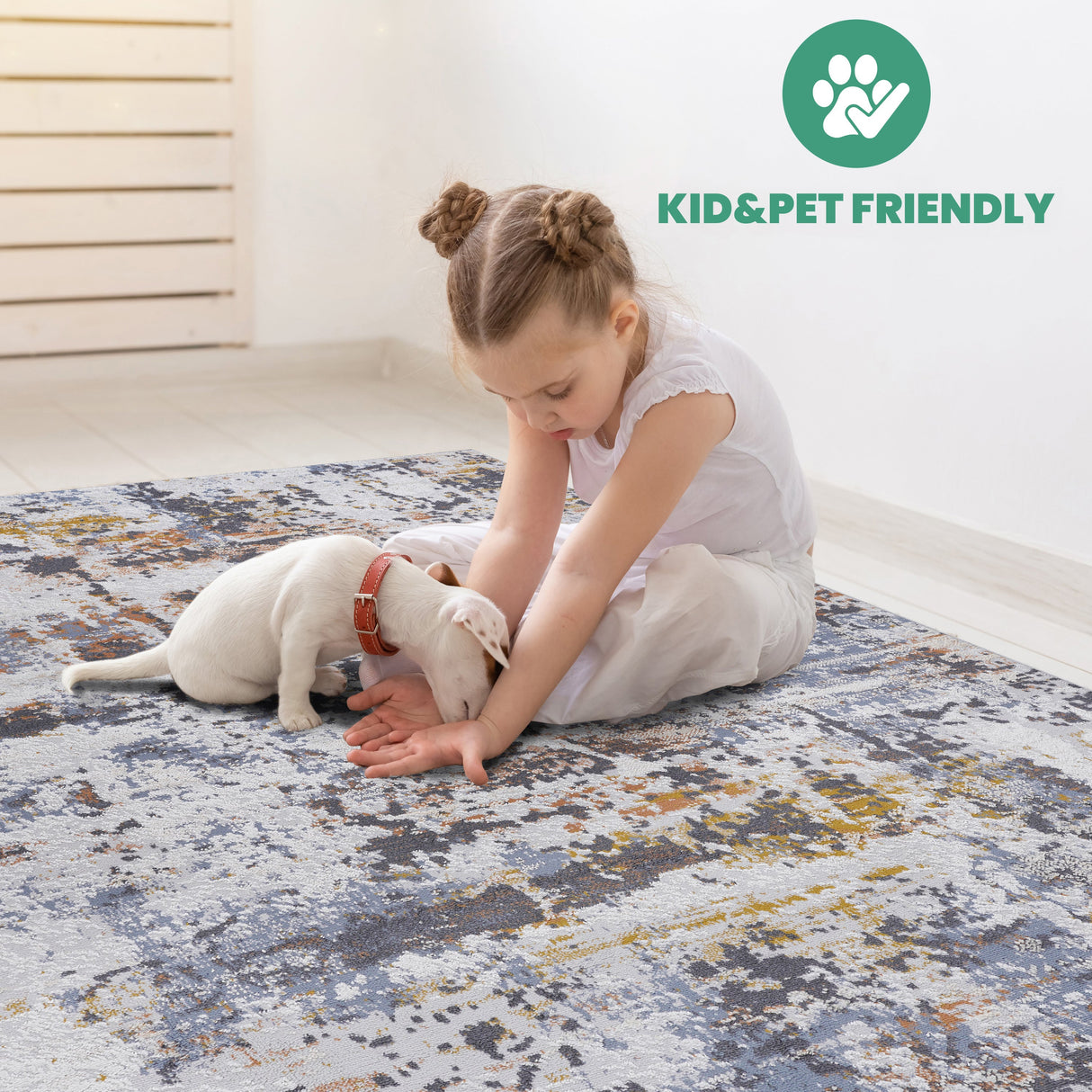 NAAR PAYAS Traditional Non-Shedding and Stain Resistant Area Rug