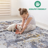 NAAR PAYAS Traditional Non-Shedding and Stain Resistant Area Rug