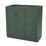 Retro Style Bathroom Vanity, 3 Drawers & Soft Closing Doors