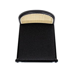 Arlin Upholstered Stool with Curved Back and Footrest - Set of 2