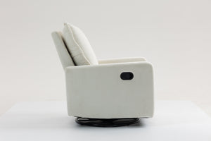 Short Plush Manual Button Armchair Sofa