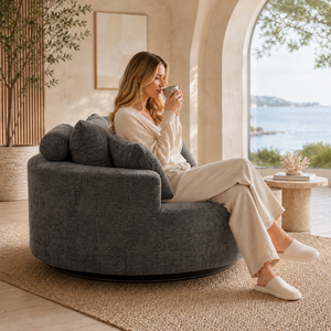 55-Inch Extra-Large Cloud-Shaped Sofa Chair
