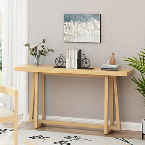 59.84'' Console Table - Natural Finish