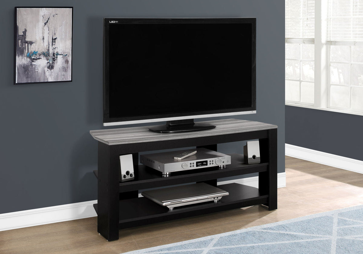TV Stand Console Media Entertainment Center with 3 Storage Shelves