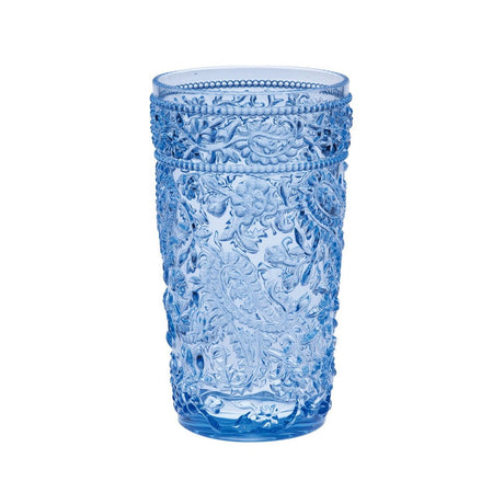 Paisley Acrylic Glasses Drinking Set of 4 Hi Ball (17oz)