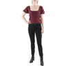 Women's Square Neck Puff Sleeve Sweater