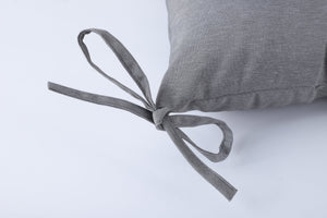 2PCS Set Outdoor Lounge Chair Replacement Cushions - Grey