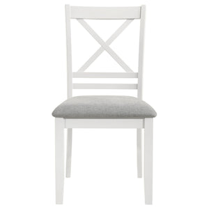 Evanston - Cross Back Dining Side Chair (Set of 2) - White