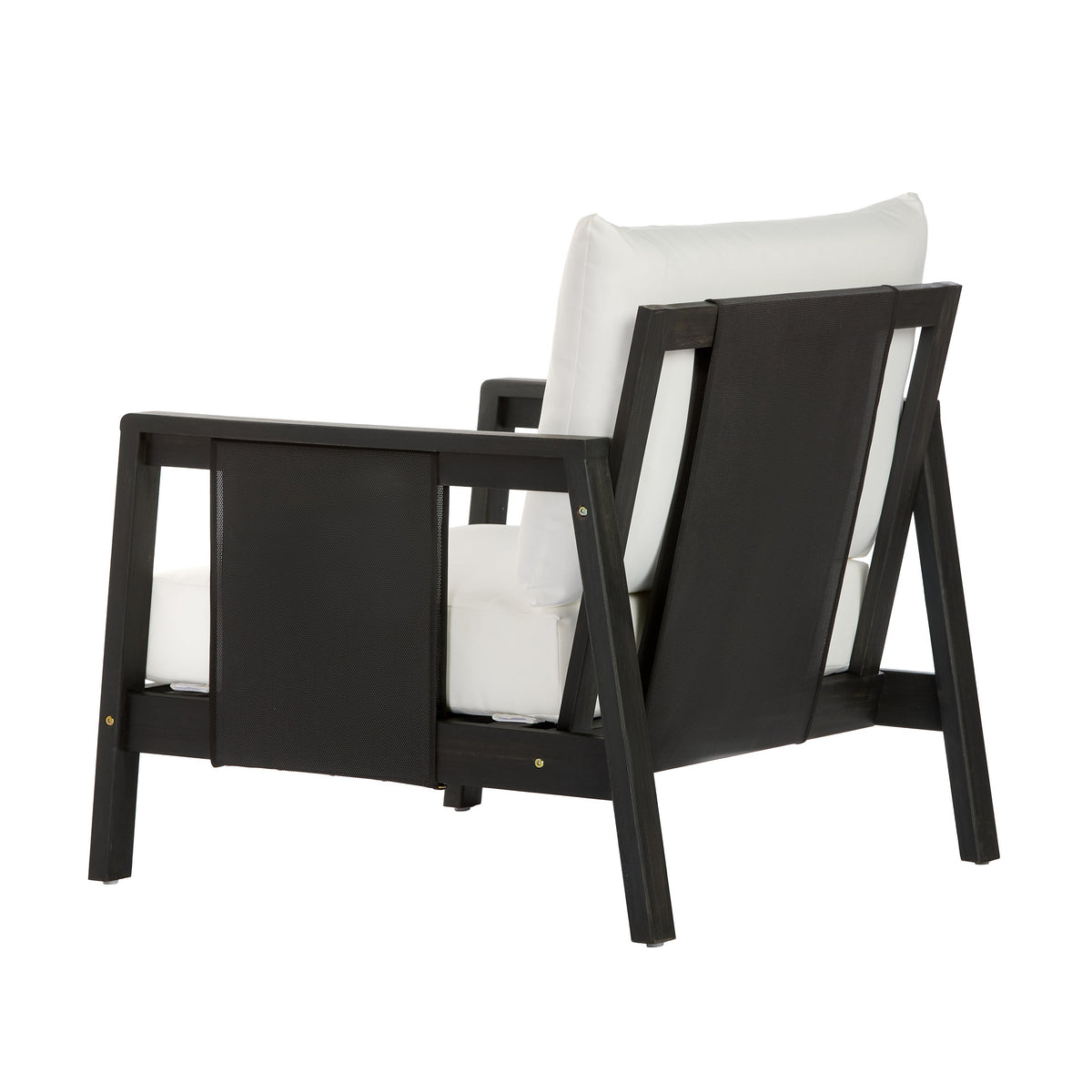 Outdoor Club Chair with Acacia Wood Frame