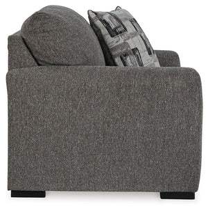 Gardiner - 2 Pc. - Chair And A Half, Ottoman - Pewter