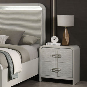 Aria - 2 Drawer Nightstand - Beige