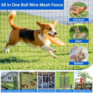 Vinyl-Coated Metal Welded Wire Fence For Poultry Cage Protection