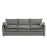 Modern 3 Seater Sofa With Side Storage Pockets For Living Room