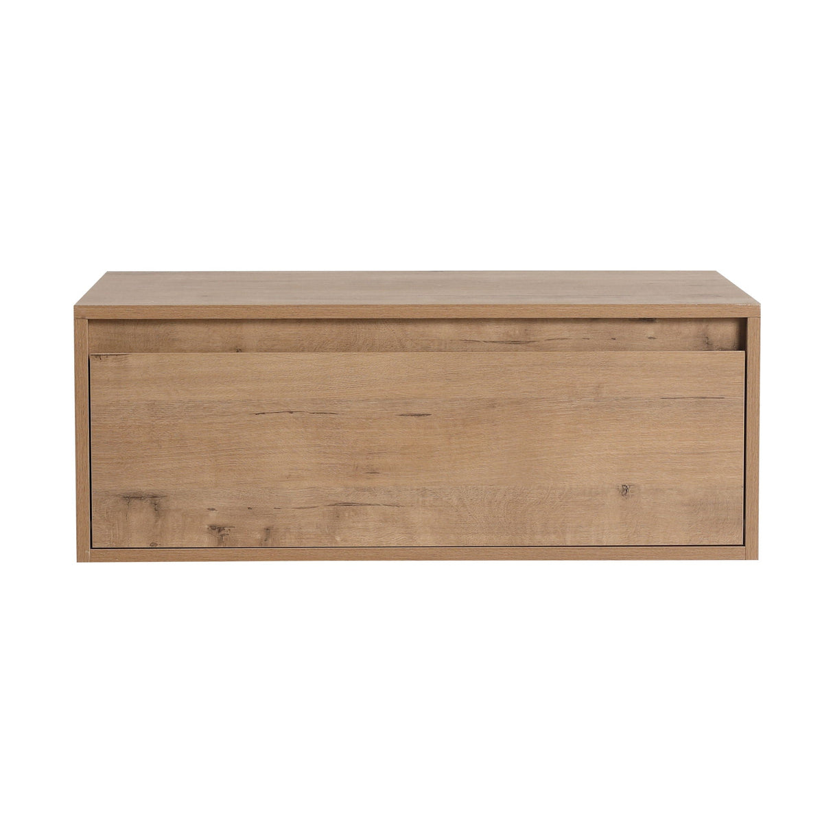 Modern Minimalist Bathroom Cabinet with Soft-Close Drawers and Floating Mounting Design