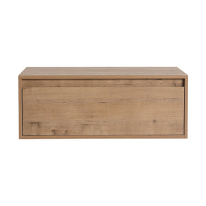 Modern Minimalist Bathroom Cabinet with Soft-Close Drawers and Floating Mounting Design