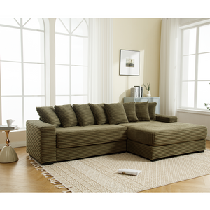 Oversized Two-Piece L-Shaped Sofa
