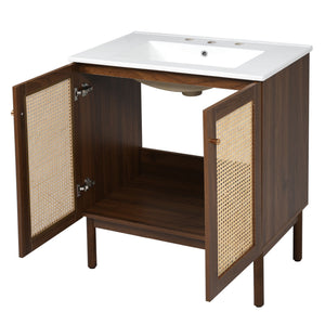 Bathroom Vanity Cabinet With Doors, Soft Close Design