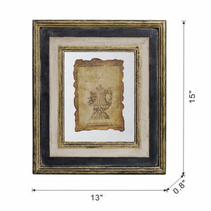 Lucian - Stylish Framed Antiqued Sculpture Print