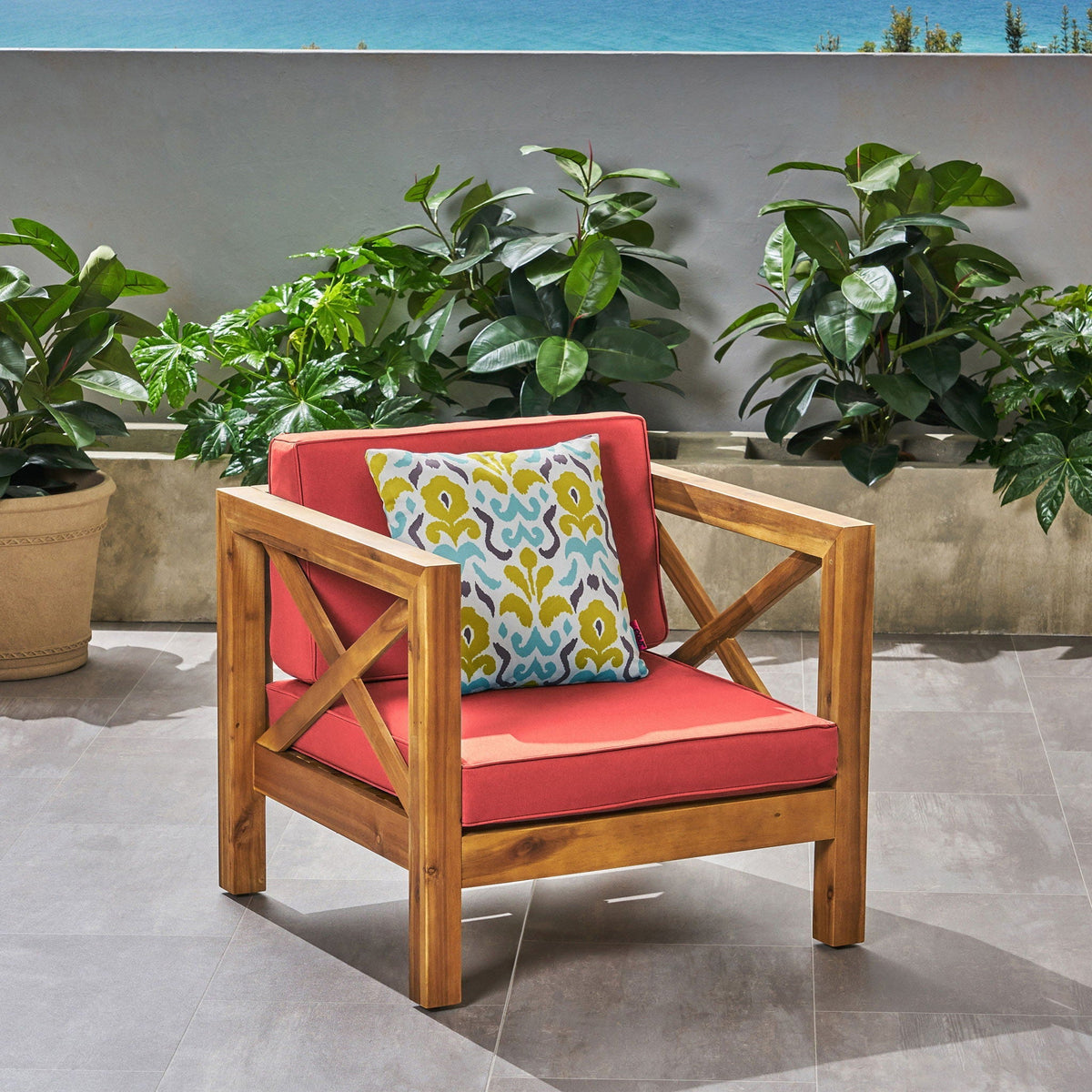 Brava - Mid - Century Modern Club Chair With Water Resistant Cushions
