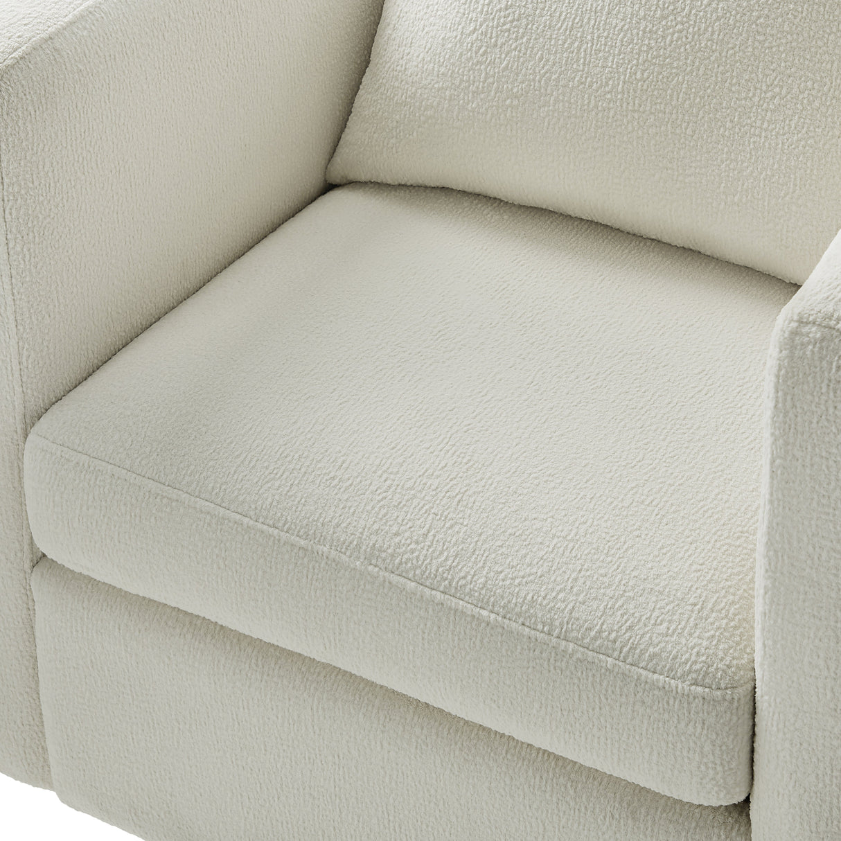 Sutton Light Grey Performance Fabric Swivel Barrel Chair