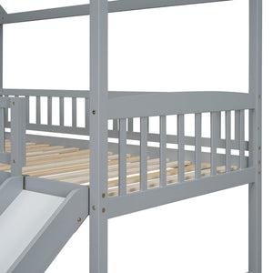 House Bunk Bed With Slide
