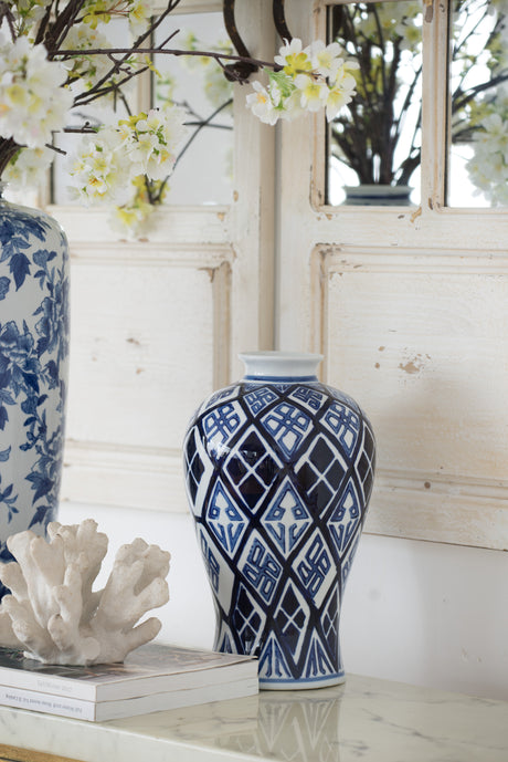 7.8x12.8-Valora-Blue-and-White-Vase-Vases